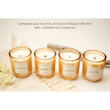 Emberluxe | Marshmallow Fireside Scented | Beeswax Soy Blend Candle | 10Oz Non Toxic & Cruelty Free Cotton Wick 65+ Hours Clean Burn Handcrafted Home Décor Gifts For Fall Holidays