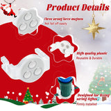 100 Pack C9 Magnetic Christmas Light Clips, Extra Strong Magnetic Clips Hooks For Christmas Lights, Magnet Christmas Light Clips For C9 C7 Sockets Metal Roof Gutters Outside Patio Holiday Lighting