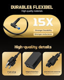 HP 65W 45W Smart Blue Tip Laptop Charger AC Power Adapter Supply