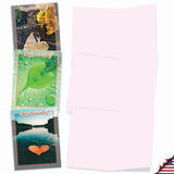 - 10 Boxed Valentine Note Cards With Envelopes - Loving, Heartfelt Assorted Greeting Cards For Valentine'S Day (4 X 5.12 Inch) - Heartscapes Am6838Vdb-B1X10