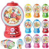 Valentine'S Candy Cards Gifts Set With Plastic Domes,36Pcs Diy Craft Treat Holder Bulk Class Valentines Candy Exchange Gifts For Couples Families Party Gift, Bubble Gum Machine(Candy Not Included)