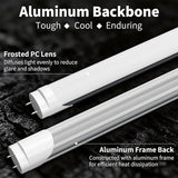 2 Pack 4FT T8 LED Bulbs 24W 3200LM 5000K Type A B Fluorescent Tube Replacement