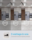6 Pack 4FT LED Wraparound Lights 60W 6600LM 5000K Linkable Surface Mount Shop Light Fixtures
