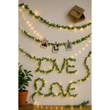 9.8Ft Green Ivy String Lights With 30 Led – Battery Operated Garland For Dorm Room, Bedroom Wall Decor, Halloween, Chris