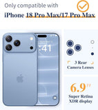 Floral Clear Slim Case for iPhone 18 Pro Max and iPhone 17 Pro Max Protective Women Phone Cover