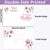 Jumbo Happy Mother'S Day Greeting Card With Envelope Giant Card Gift For Mom Wife From Daughter Son Mother’S Day Big Cards Guest Book Signature Christmas, Birthday Large Shaped14 X 21.26 Inch (Bd0018)