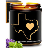 Texas Candle, House Warming Gifts For Women, Unique Texas Gifts For Men, Ideal State Themed Souvenirs For Him Or Her, Moving Away And Home Sick Gift, Birthday, Christmas, Special Occasions, Gift Ready