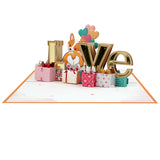 3D Corgi Love Pop Up Card Romantic Dog Lover Greeting For Anniversary Valentine’S Day Wedding Birthday For Girlfriend Boyfriend Wife Women 6 X 8 Inch