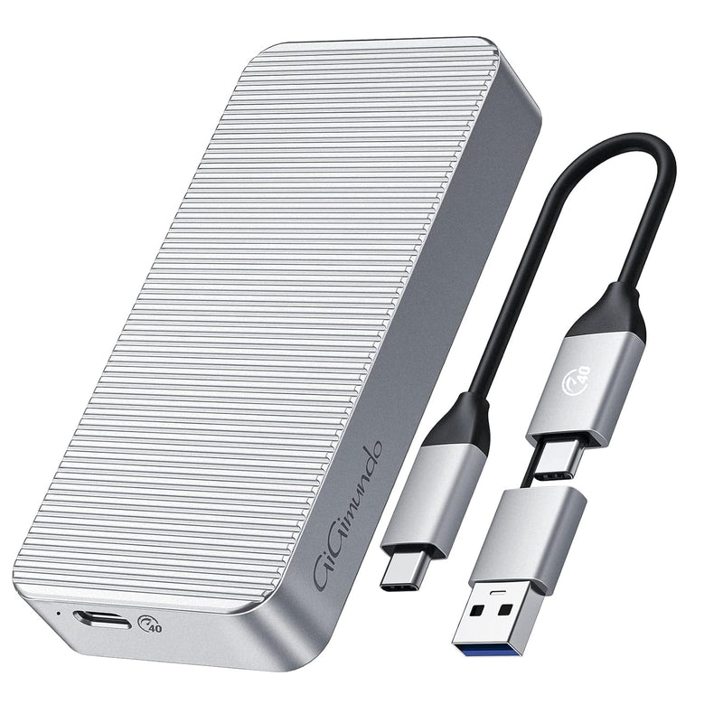 Pcie3.0X4 40Gbps M.2 Nvme Ssd Enclosure - Compatible With Thunderbolt 3/4, Up