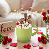 Hot Cocoa Mug Candle, Valentine’S Day Candle Gift For Her, 12.5Oz Chocolate & Creamy Marshmallow Soy Wax For Home Décor, Romantic Gifts For Women Girlfriend Wife Couples