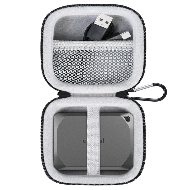 Hard Drive Carrying Case For Crucial X9 Pro/Crucial X10 Pro Portable Ssd 1Tb 2