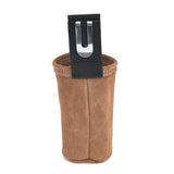 Style n Craft Spray Paint Can Holder, Heavy-Duty Suede Leather Spray Paint Can Holder, Dark Tan (88022)