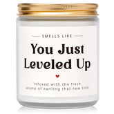 Congratulations Gifts For Women, Promotion Gifts For Women Men, Funny Gift For Promoted Ideas - Lavender Scented Candles, Congrats Presents For Family Friend Coworker Teachers