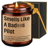 Aviator Candle, Pilot Gifts For Men, Women - Airplane, Aviation Gifts For Pilots - Cool Valentines, Birthday, Graduation Presents For Aviator Friend, Dad, Son, Husband - Funny Aviation Decor
