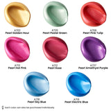 Metallic Acrylic Paint, Set Of 8 Jewel Tones Colors In 4.06Oz Tubes, Rich Pigments, Non Fading, Paints For Artists And Hobby Painters