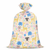 56" Large Baby Shower Plastic Gift Bag - Animals & New Baby Jumbo Bike Bag Gift Wrap For Baby Shower, Kids Birthdays, Parties, Celebrating, Or Any Occasion - 56" H X 36" W