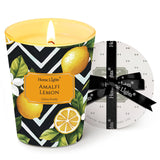 Homelights Large Jar Candle | 1-Wick Long-Lasting Scented Candles, 6.7Oz Natural Soy Wax Candle For Home Scented, Eclectic Mixed Styles Gifts For Women & Men, Amalfi Lemon