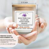 Work Besties Scented Candles - Farewell Gifts For Coworkers, Teachers, Friends, Boss, Retirement