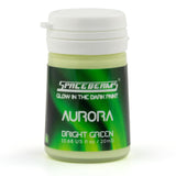 Aurora Glow In The Dark Paint (0.68 Fl Oz) Bright Green Glow, Non-Toxic, Water Based