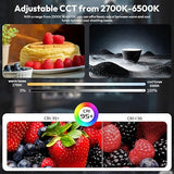 20W Bi Color Inflatable Tube Light Portable Handheld Magnetic LED Video Streaming Photography Light