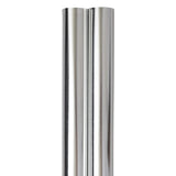 Gift Wrap - Metallic Wrapping Paper - 50 Sq Ft - Silver Foil - 2 Rolls/Pack