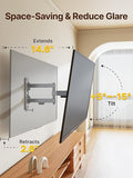 Full Motion Swivel TV Wall Mount Bracket for 27-42 Inch LCD LED TVs Articulating Heavy Duty