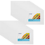 Canvas Boards For Painting 8X10 Inch, Super Value 24 Pack Paint Canvases, White Blank Canvas Panels, 100% Cotton Primed, Painting Art Supplies