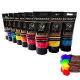 Professional Acrylic Paint Sets-20 Colors(75Ml/2.54Oz)-Heavy Body Acrylic Paint Tubes,Art Supplies For Canvas Painting,Rocks,Woods & Egg, Thick Body Paints For Artists,Adults,Beginners
