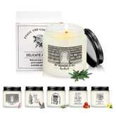6 Pcs Book Lover Gifts Valentines Bookish Gifts 3.5 Oz Scented Reading Candle For Her Book Club Bookworm Reader Librarian Writer Office Staff National Books Month Party, 6 Style(Fresh Scent)