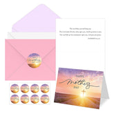 30 Sets Mother'S Day Cards With Envelopes Christian Religious Cards Religious Notes Thank You Notes With Stickers Bible Verses Gift Card For Mom Wife Birthday Festival
