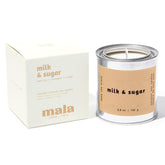 Milk & Sugar Cinnamon & Vanilla Candle For Home – Foodie/Gourmand – Vegan Soy Aromatherapy – 45 Hour Clean Burn – Organic Non Toxic Candles – Cozy Room Decor – 6.8 Oz