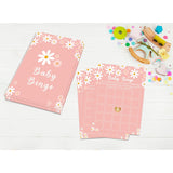 Baby Shower Bingo Game, Boho Daisy Baby Shower Game, Baby Shower Decorations, Gender Reveal Party Supplies, Set Of 30 Game Cards - Yx11