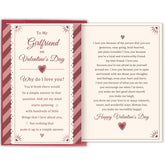 Sweet Valentine'S Day Card For Girlfriend, Romantic Valentines Gift From Boyfriend, Love Card For Her, To My Girlfriend On Valentine'S Day