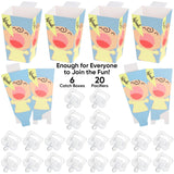 Baby Shower Games Funny Activities - Funniest Baby Shower Game Ever, Ice Breakers For Boy Or Girl, Catch That Pacifier (Blue)