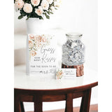 Floral How Many Kisses For The Mrs Game, Guess How Many Bridal Shower Games And Activities