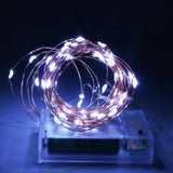 Fairy Lights, Battery Operated Christmas String Lights With 8 Flashing Modes And 8-16 Hours Timer?5M/16Ft 50 Led Copper
