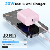 3 Pack 20W USB C Fast Charger with 6 6 10FT Braided Cables for iPhone 17 16 15 iPad
