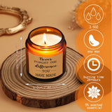 12 Pieces Thank You Candle Gifts 3.5 Oz Teacher Employee Appreciation Gift Jar Soy Wax Candle Set For Women Men Nurses Teachers(Vintage)