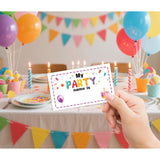 Party Decorations For Birthday Party Game, What Is Your Party Name,6×8 Wooden Play Sign With Stand And 30 Name Stickers Set