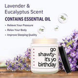 Happy Birthday Candle, Jar Candle, Lavender Scent, Female Birthday Gift