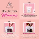 Keep Wine'Ing Diamond Candle