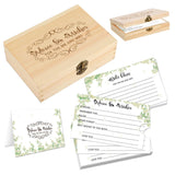 60Pcs Advice And Wishes For The Mr And Mrs, Wedding Advice Cards For Wedding Games, Bridal Shower Guest Book Advice Cards Box For Bride And Groom, Bridal Shower Decorations
