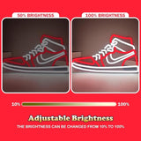 Sneaker Neon Sign Dimmable LED Shoe Wall Light for Bedroom Man Cave Sneaker Room Decor