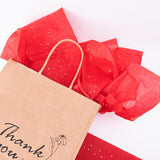 Large Size Glitter Tissue Paper, 30 Sheets, 20" X 28", For Gift Bags, Wrapping, Halloween, Christmas, Valentine'S Day (Red)