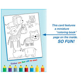 - Grandson Birthday Card - Made In Usa - Features A Mini-Coloring-Page Inside - 94790