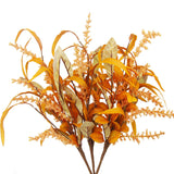 3 Pcs Artificial Fall Flowers Autumn Flowers Artificial For Decoration Fall Bouquet Maple Leaves Wheat Floral Arrangement Faux Fall Flower Branches For Thanksgiving Table Centerpieces Decor