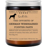 German Wirehaired Candle, German Wirehaired Funny Dog Gift, German Wirehaired Mom, German Wirehaired Pointer Dog Candle, Birthday Gift, German Wirehaired Owner Gift