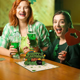 St. Patrick'S Day Pop-Up Card | Rainbow, Shamrocks, Leprechaun Hat, Pot Of Gold | Festive 3D Design | Happy St. Patrick'S Day | Irish Greeting Card