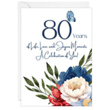 80Th Birthday Card, 80 Years Old, Birthday Card For Grandmother