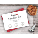 Funny Valentine'S Day Scratch Off Card, Adult Rude Anniversary Card For Boyfriend Girlfriend Him Her